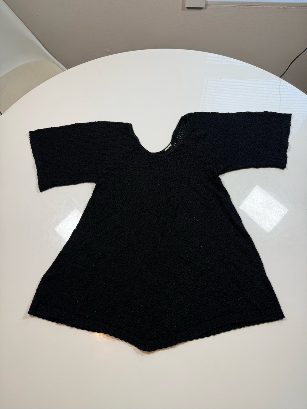 Y2K Crochet Babydoll Top